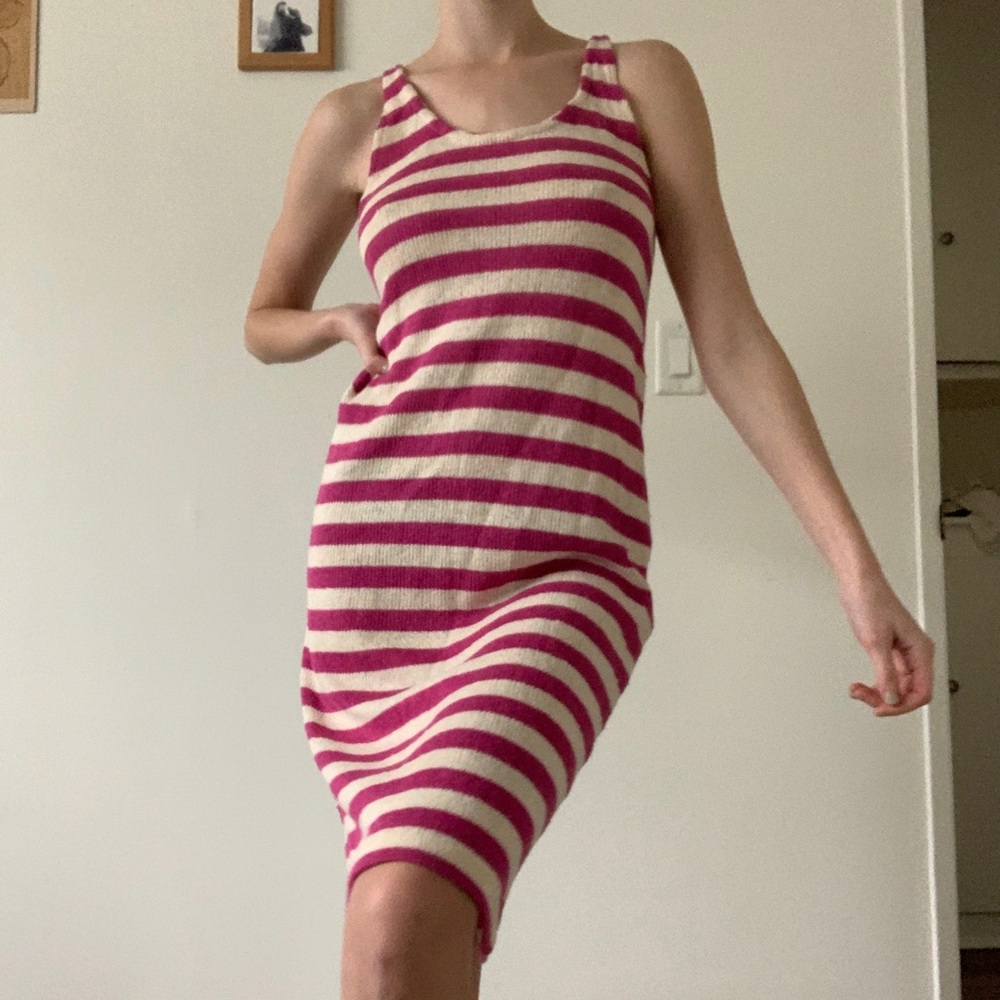 Vintage knit midi dress